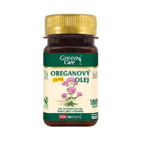 VITAHARMONY Oreganový olej 25 mg, 180 tobolek